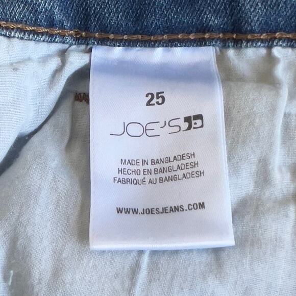 JOE'S JEANS TOMBOY DISTRESSED SLIM CROP JEANS IN BIBIANA‎ NWT WOMEN'S SIZE 25 - Picture 12 of 16